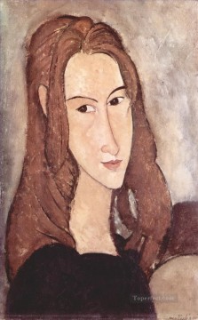 Amedeo Modigliani Painting - portrait of jeanne hebuterne 1918 3 Amedeo Modigliani